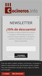 Mobile Screenshot of cocineros.info